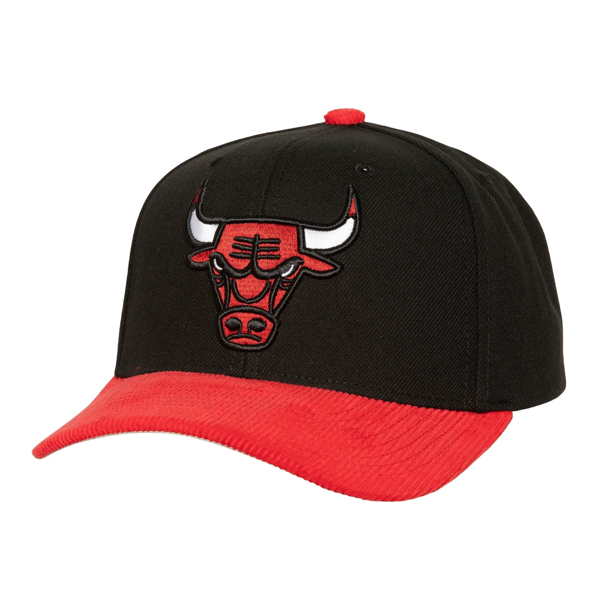 Classic Mitchell Ness Men's NBA Cord Pro Snapback Bulls Snapback Caps Elite