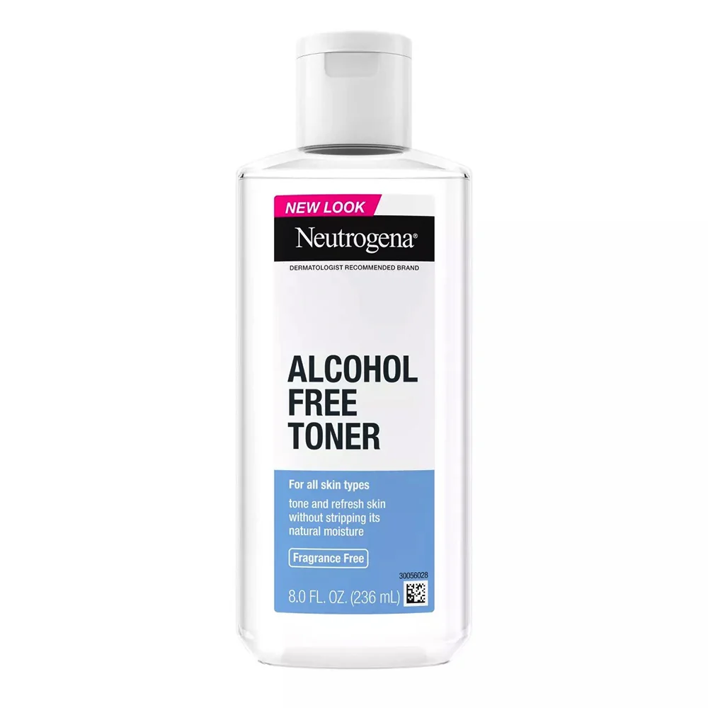 World-Class Neutrogena Alcohol Toner for Remove Dirt Oil or makeup 8Oz 236ml Solid