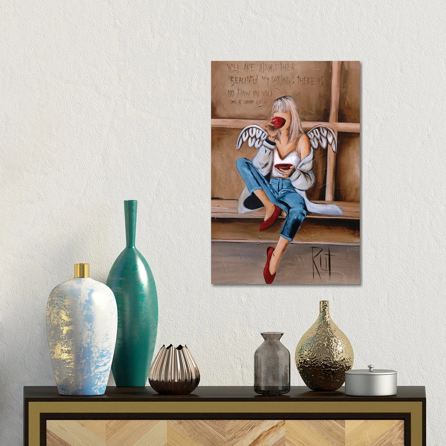 World-Class You Are Altogether Beautiful by Ruth's Angels - Canvas Gallery Wrap Authentic