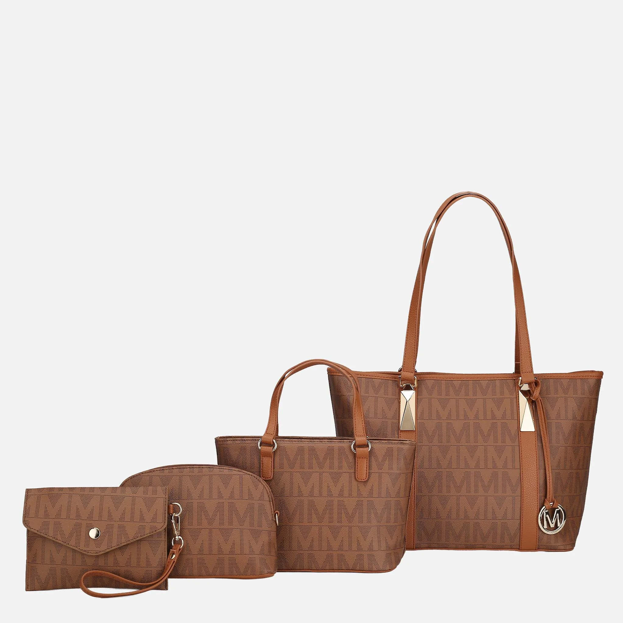 Comfortable MKF Collection by Mia K. - Marimar Signature Tote Bag and Set Prestigious