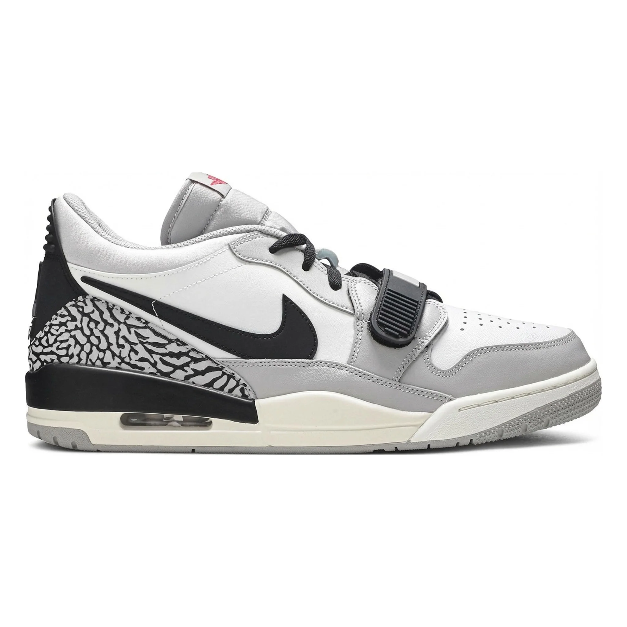 Top-Quality Air Jordan Men's Legacy 312 Low 'Tech Grey Fire Red Black' Sneakers Stylish