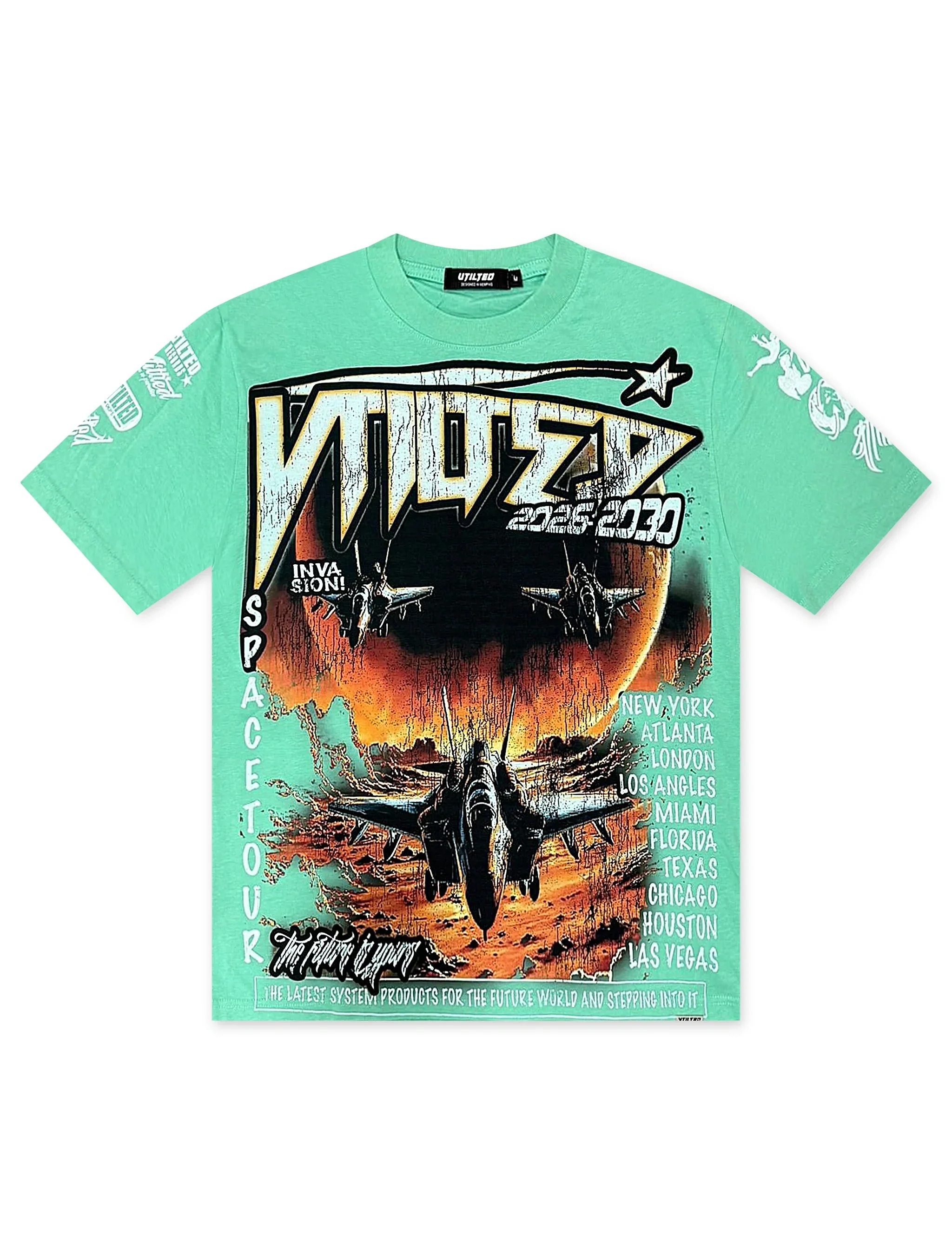 World-Class Vtilted Skyline Tee - Chalky Mint Next-Generation
