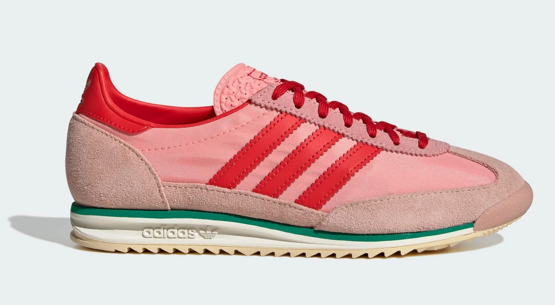Artisan adidas Women's Sl 72 Og 'Semi Pink Spark Red' Sneakers Optimized