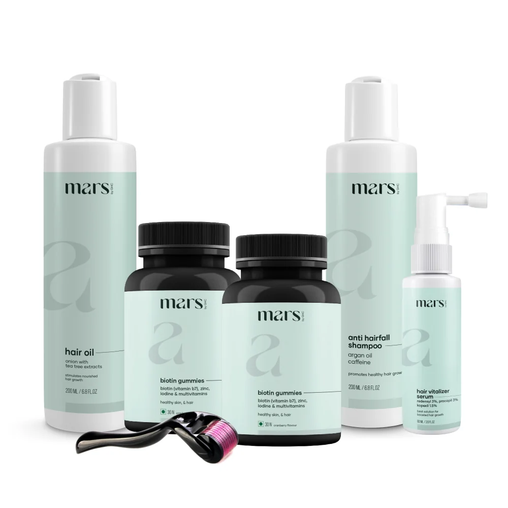 Solid Hair Regrowth Combo Treats Alopecia Male Pattern Baldness Green