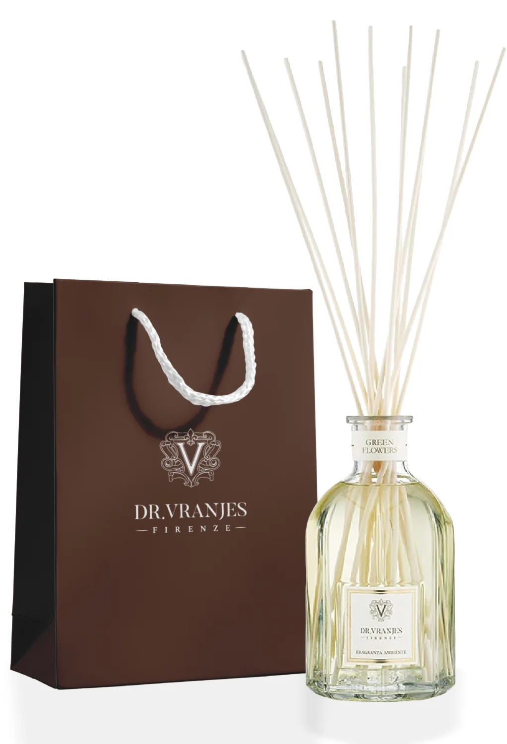 Premium Material Dr. Vranjes Ginger Lime Vaso 5000 Ml Gift Bag Sticks Refined
