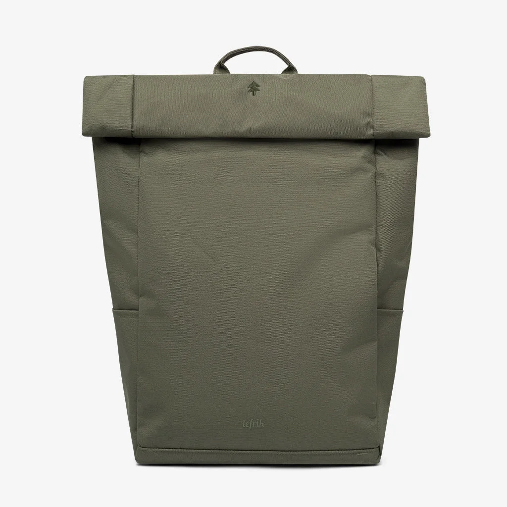 Long-Lasting Roll Backpack Olive Certified