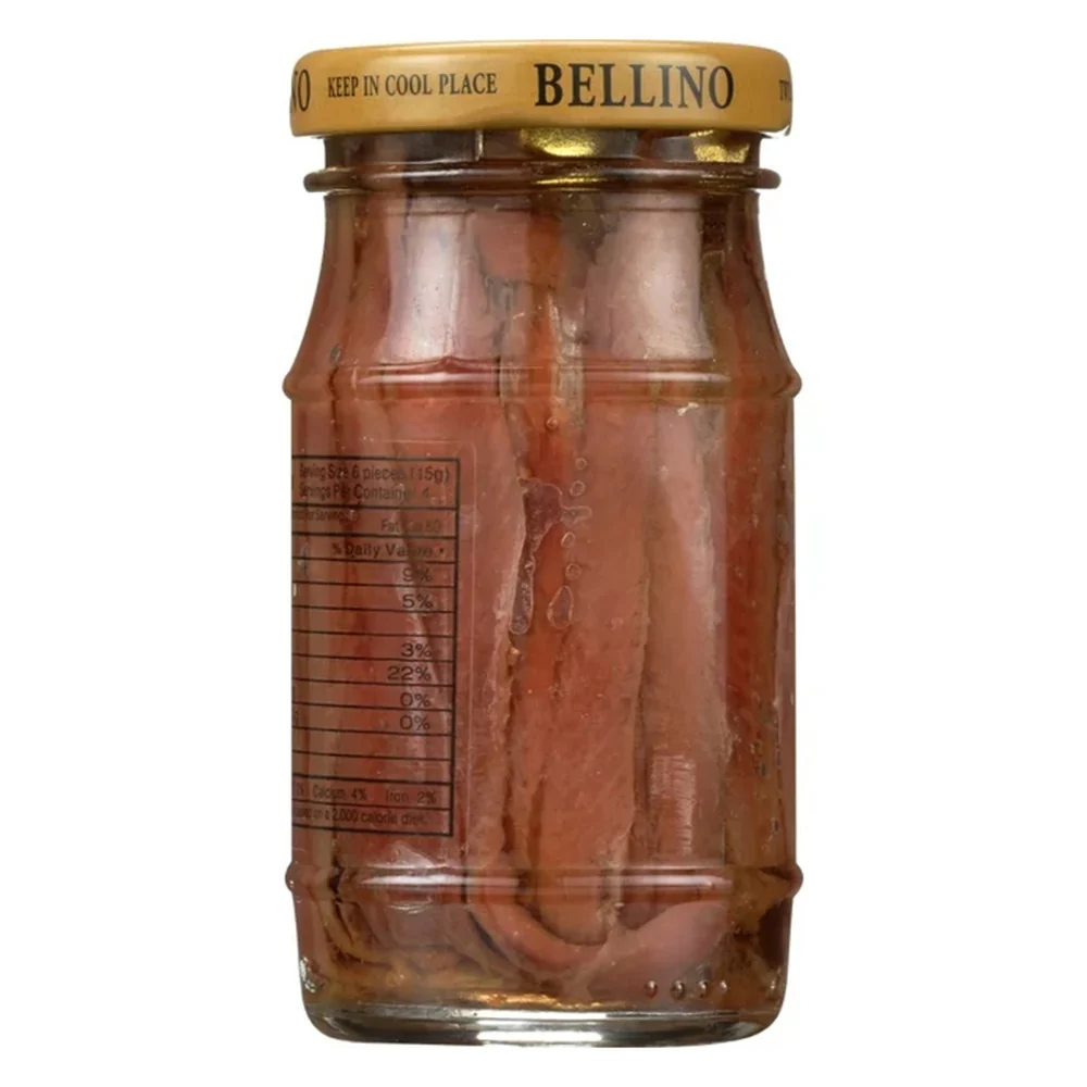 World-Class Bellino Anchovy Fillets 4.25 Oz Flexible
