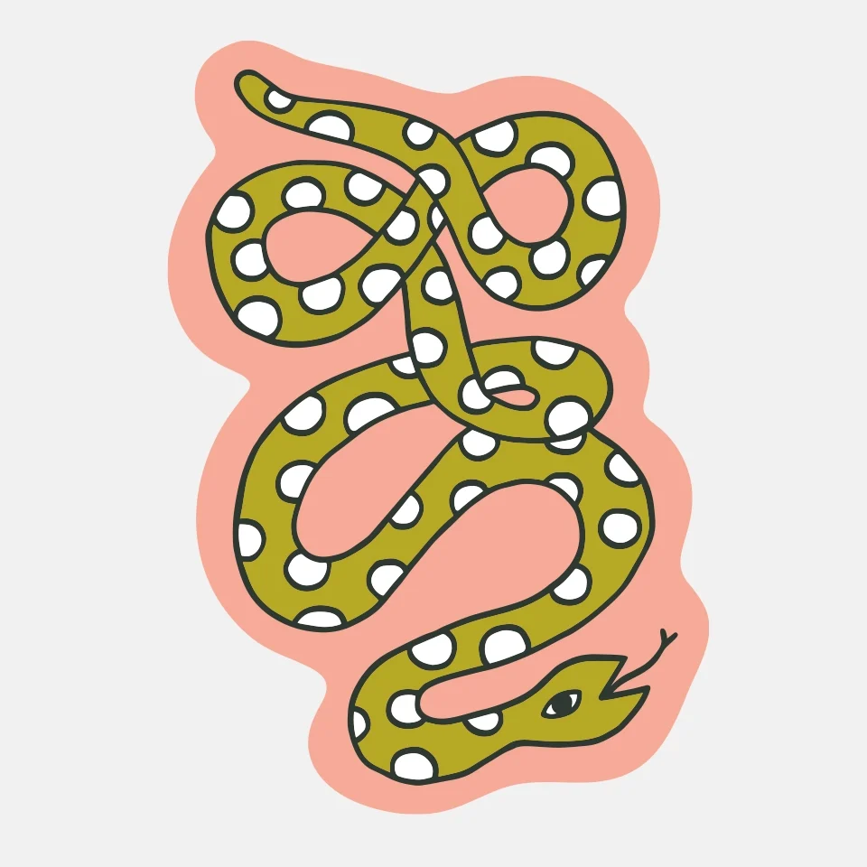 World-Class Snake Sticker Premium