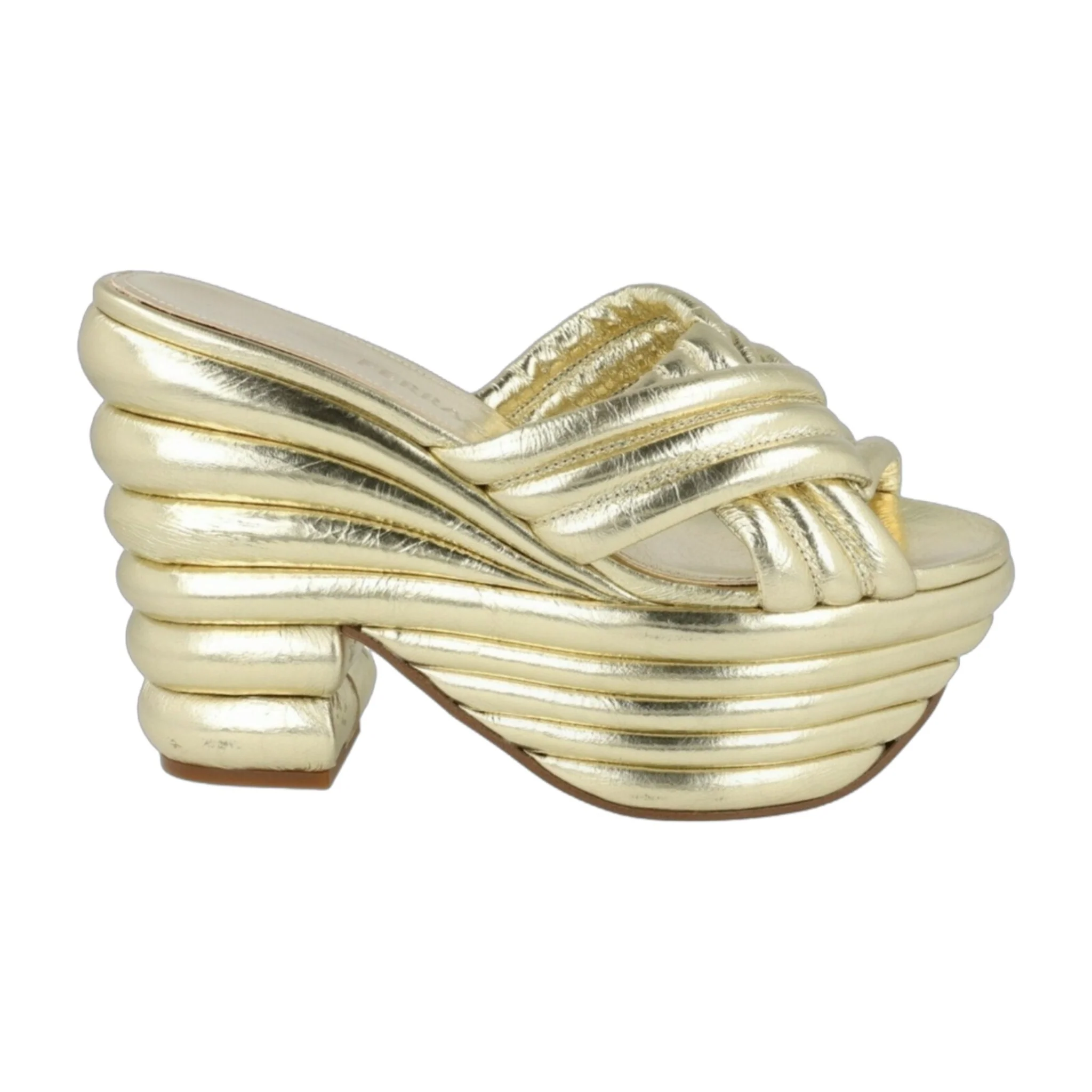 Trendy Ferragamo Rey Platform Sandals - Narrow Width Original