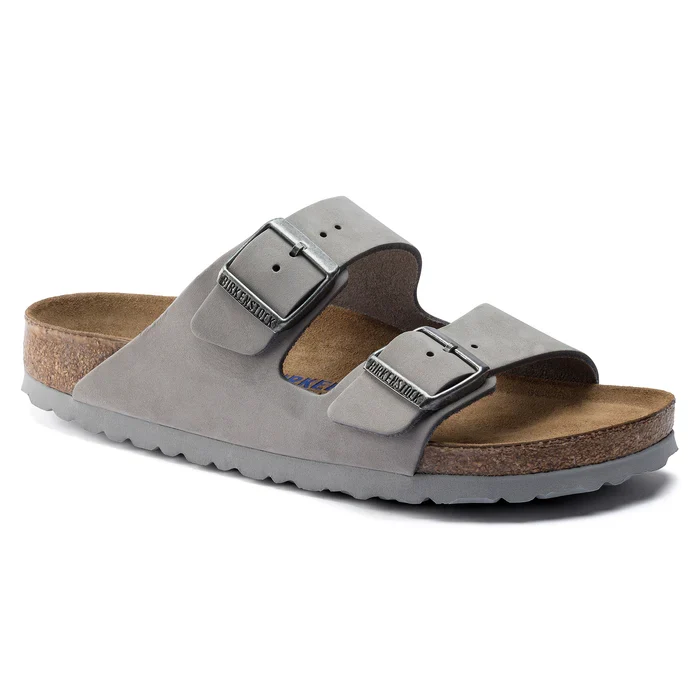 Advanced Birkenstock Arizona Birkibuc Nubuck Dove Gray Refined