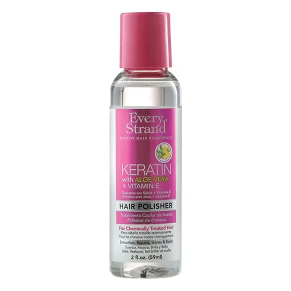 Easy-to-Use Every Strand Keratin with Aloe Vera and Vitamin E Hair Polisher 2Oz 59ml Lightweight