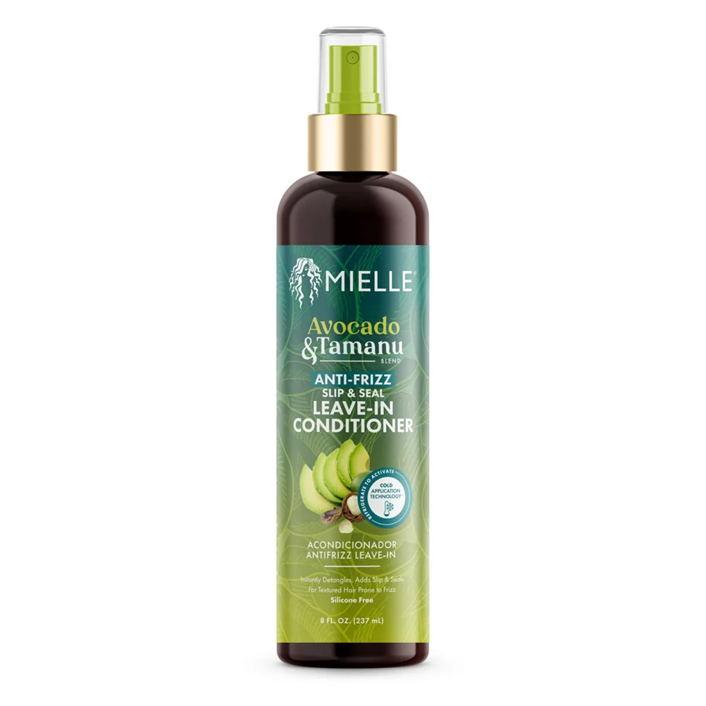 World-Class Mielle Avocado and Tamanu Anti Frizz Slip and Seal Leave In Conditioner 8 Oz High-Grade