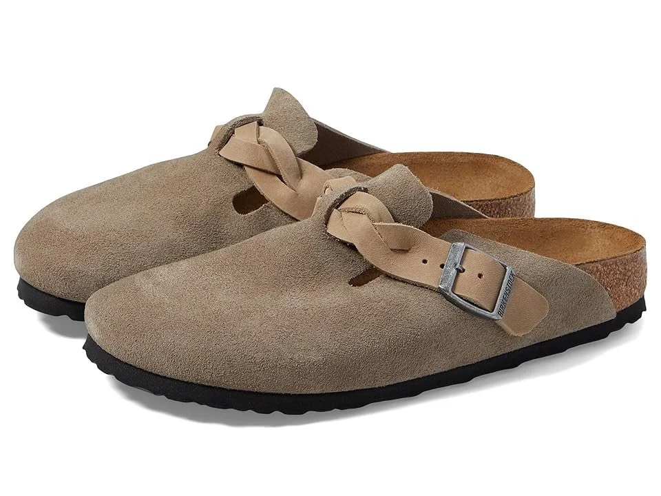 Artisan Birkenstock Boston Braided Suede Leather Elite