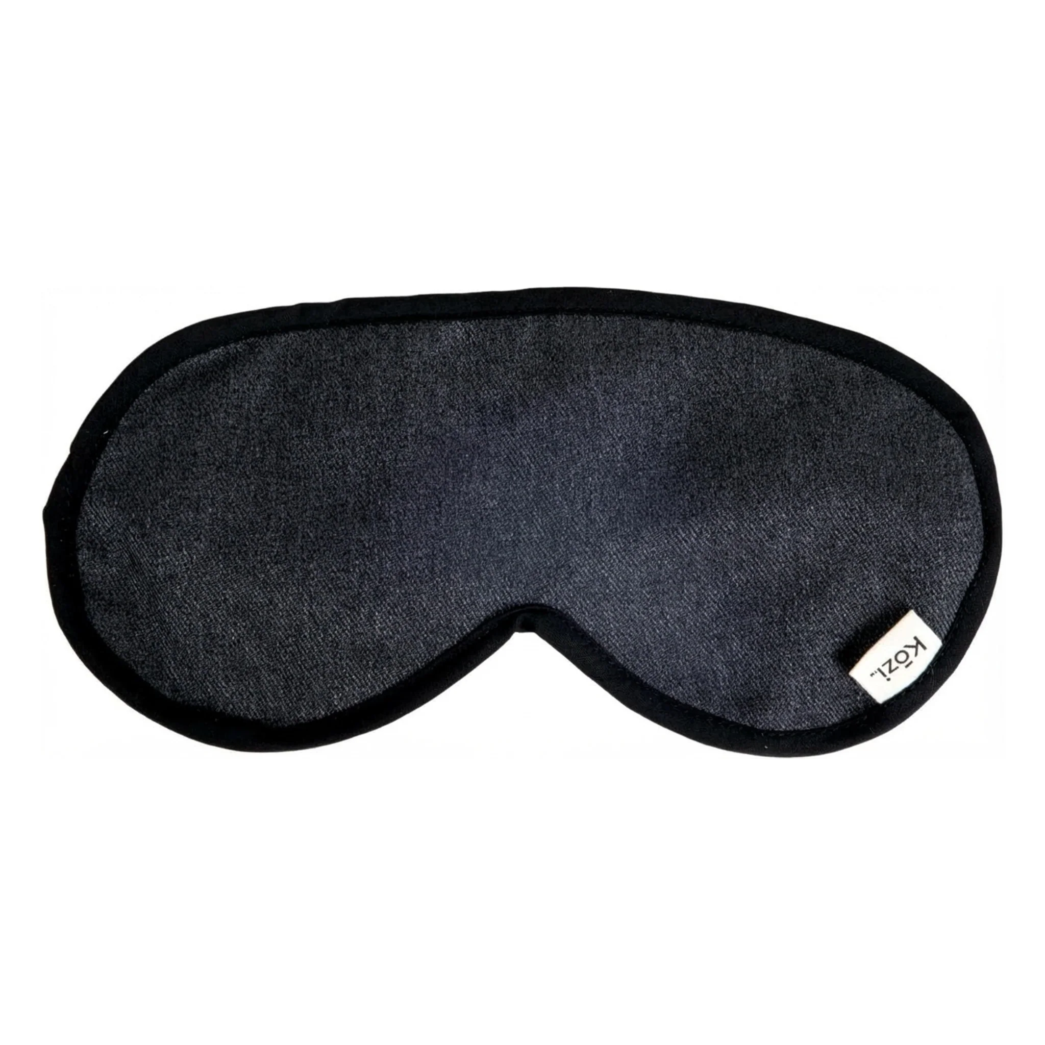 Eco-Friendly Kozi Eye Mask Weighted Eye Mask for Sleeping Heated Silk Wrap for Comfort at Home or Travel Kohl Solid