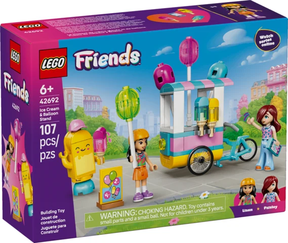 Relaxed Friends Ice Cream Balloon Stand Flexible