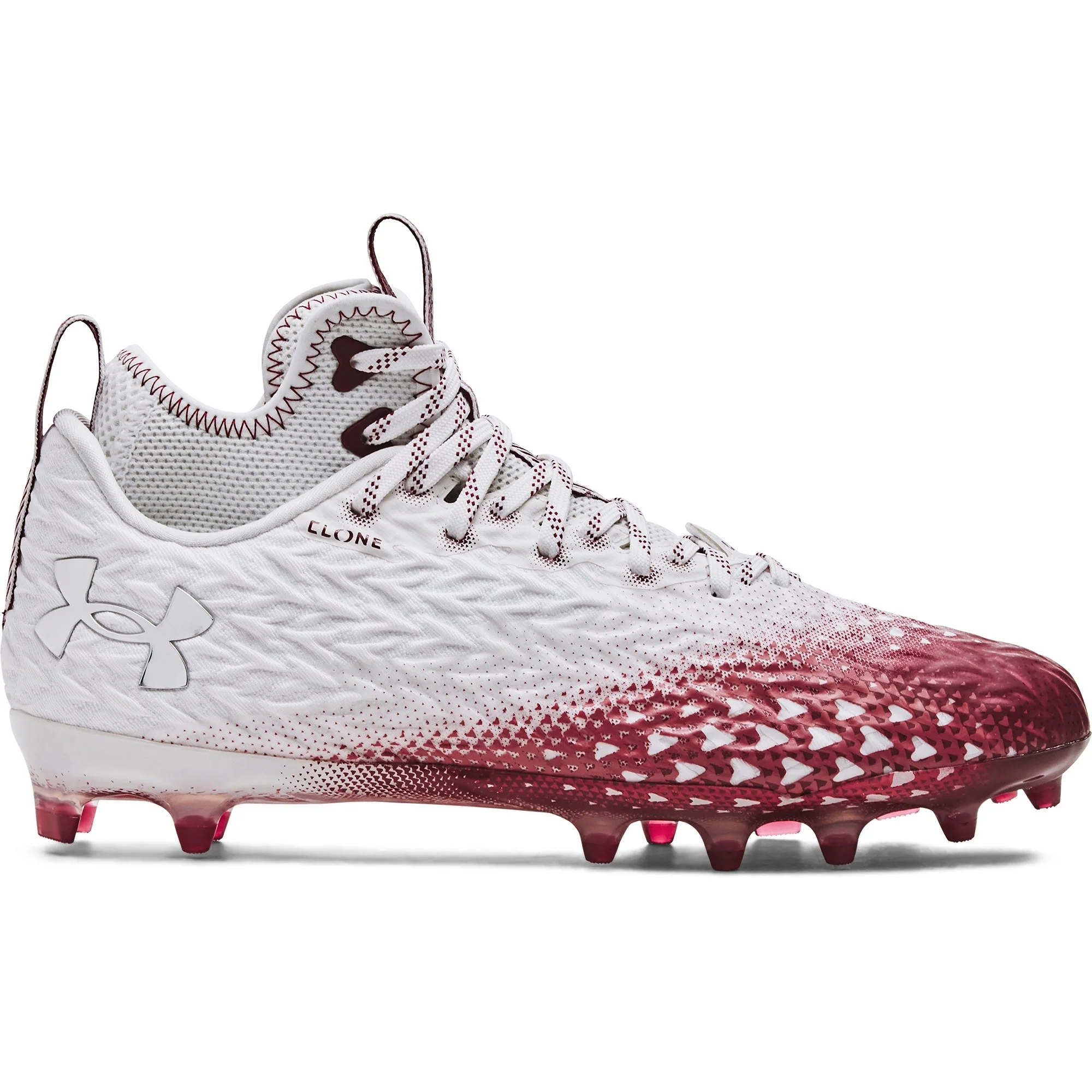 Trusted Under Armour Mens Spotlight Clone 3.0 MC - White Cardinal Professional