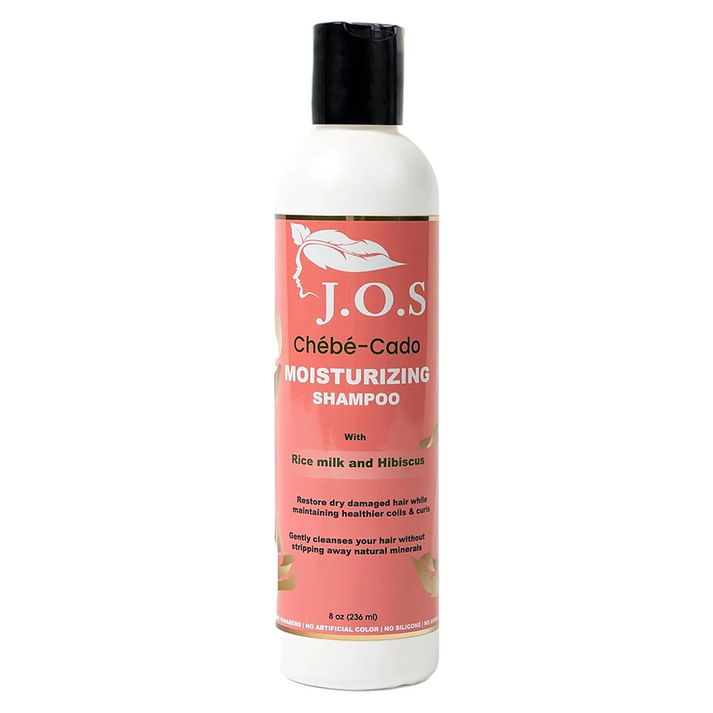 Artisan J Organic Solutions Chebe Cado Moisturizing Hair Shampoo with Rice Milk and Hibiscus 8Oz 236ml High-End