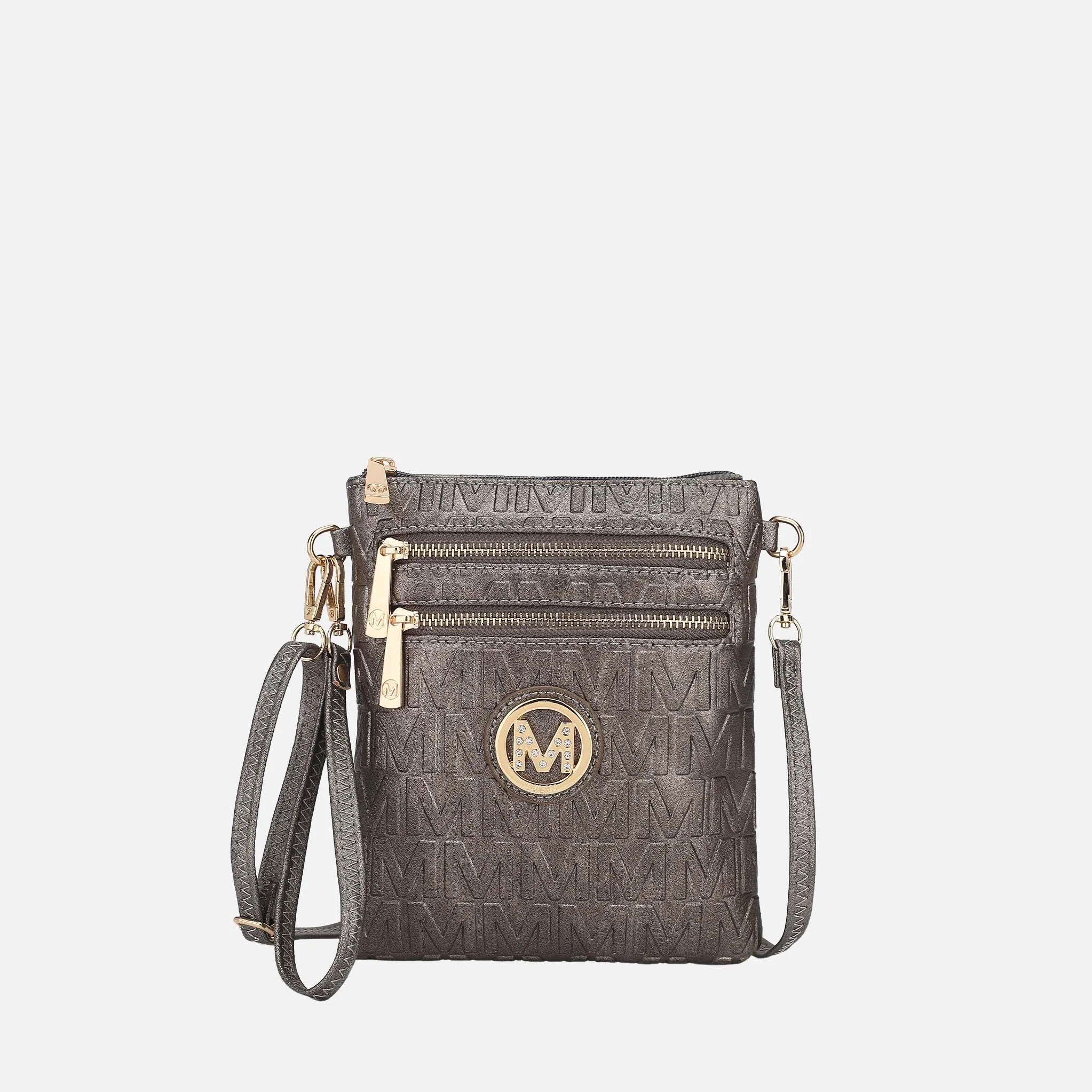 Detailed MKF Collection by Mia K. - Scarlett Signature Crossbody Bag Elite