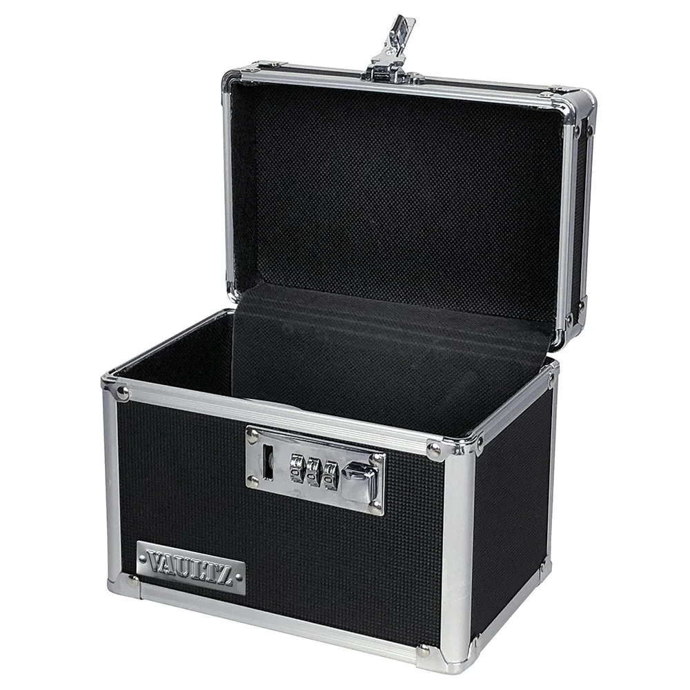 Proven Vaultz Medicine Lock Box with Combination Lock Black 1 Ea Exclusive