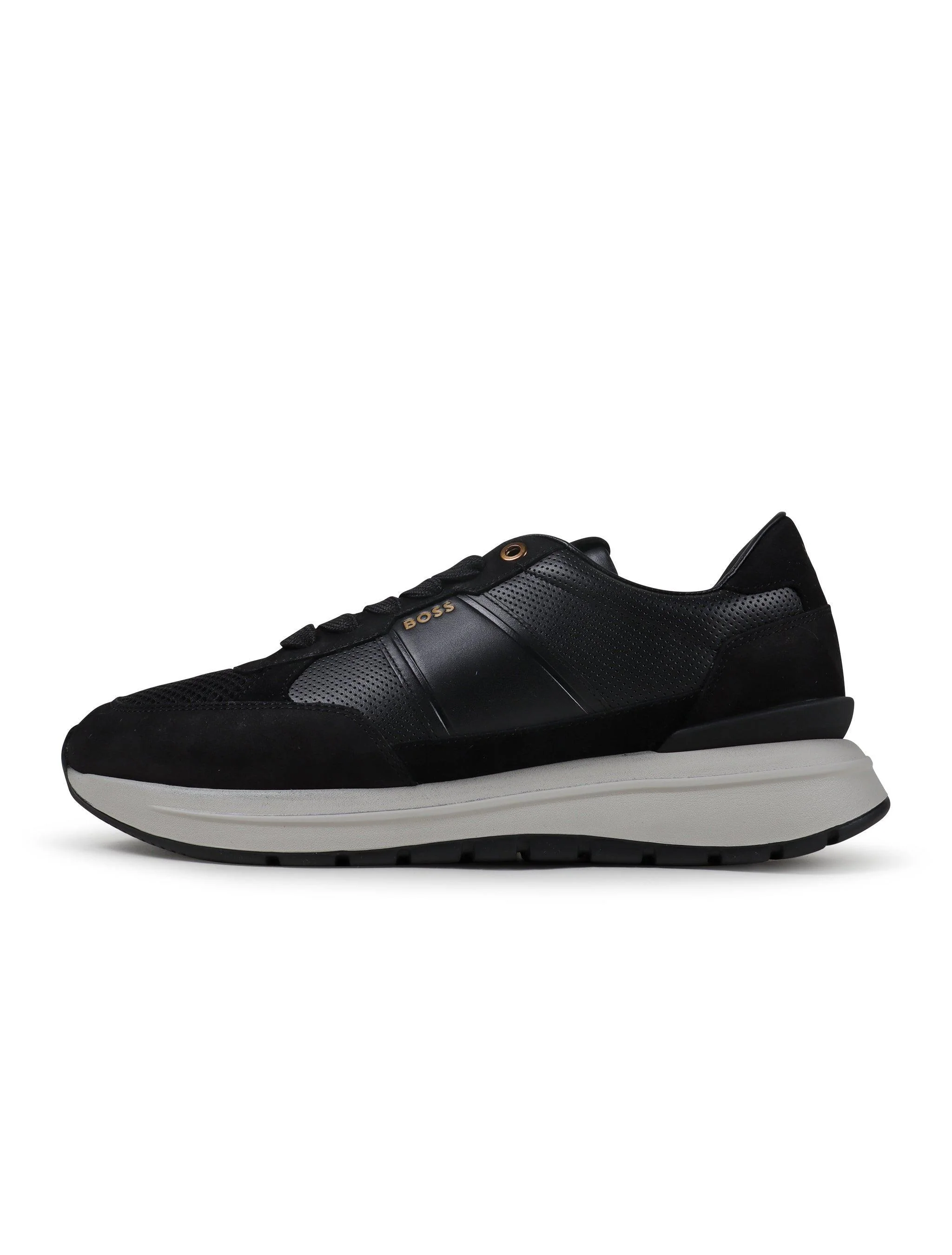Elite Hugo Boss Mens Jace Runn Shoes - Black Modern