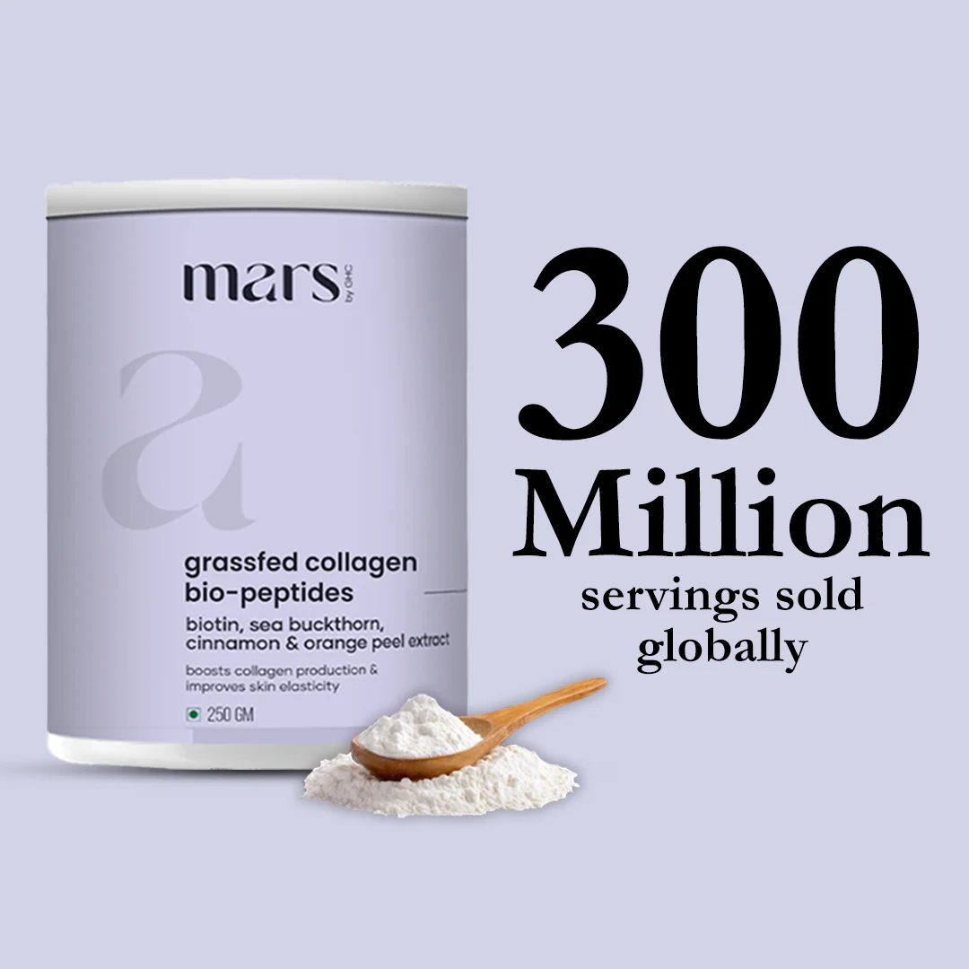 Authentic Mars Grassfed Collagen Bio-Peps Powered with 18 Grams Protein Effective