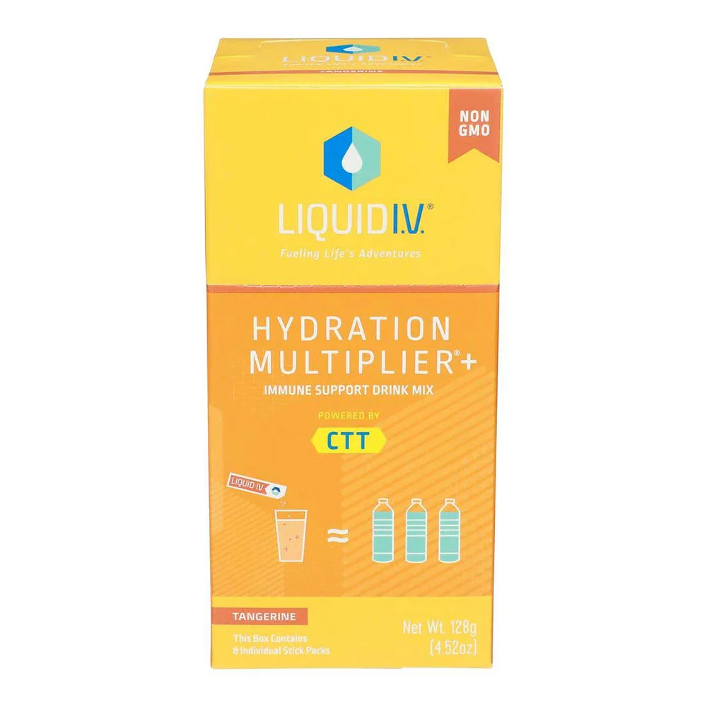 Exceptional Liquid IV Hydration Multiplier And Drink Mix Tangerine 16 Grms Fine