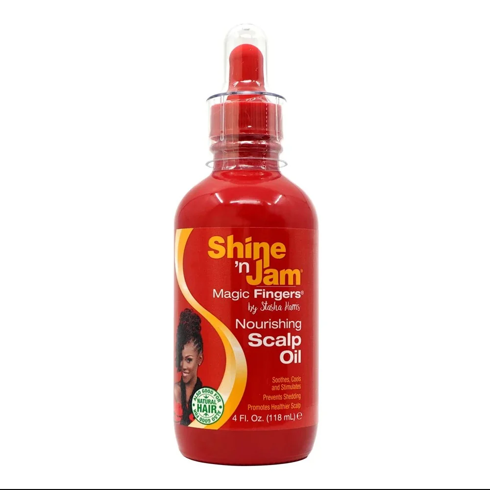 Versatile Ampro Shine N Jam Fingers Nourishing Scalp Oil Helps Healthier Scalp 4Oz 118ml Original