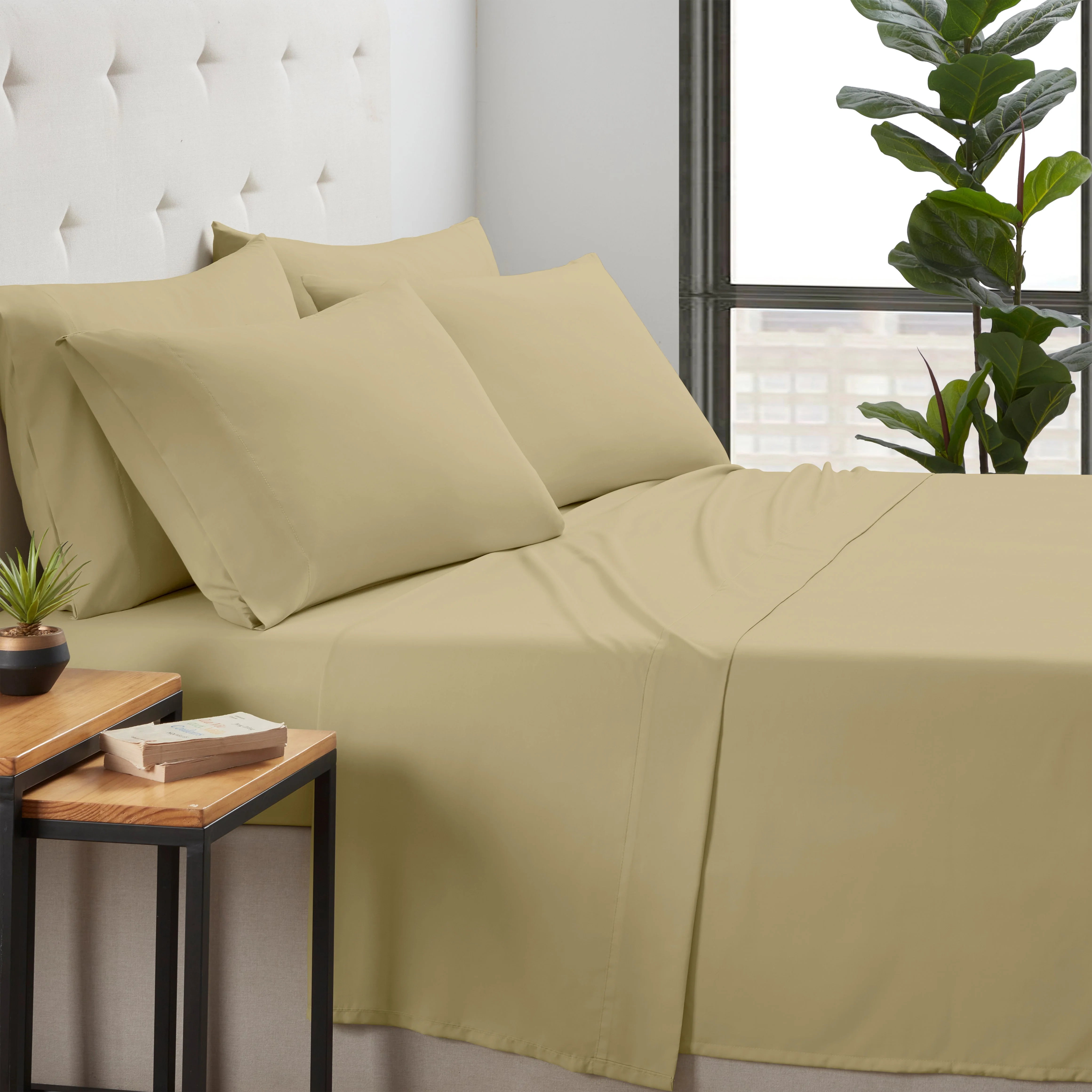 Optimized Kathy Ireland 6 Piece Bamboo Cooling Sheet Set Fast