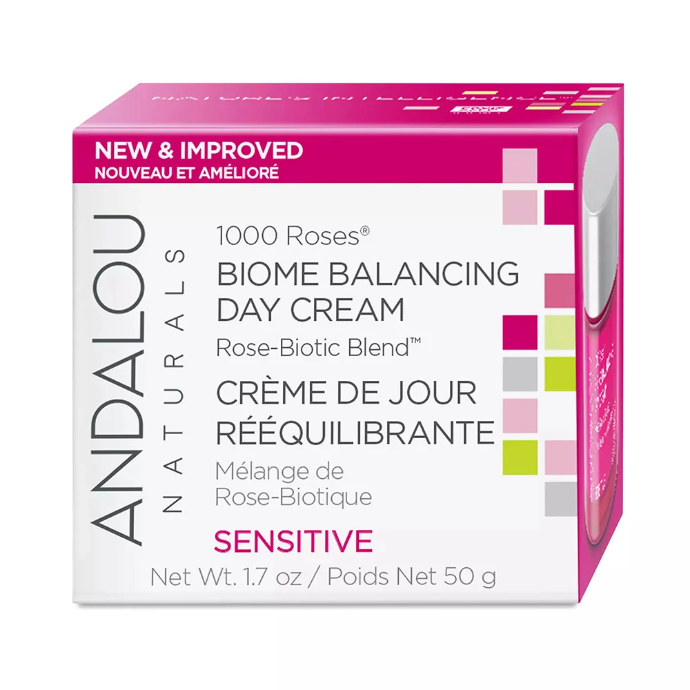 Advanced Andalou Naturals Biome Balancing Day Cream for Sensitive Skin 1.7 Oz Practical