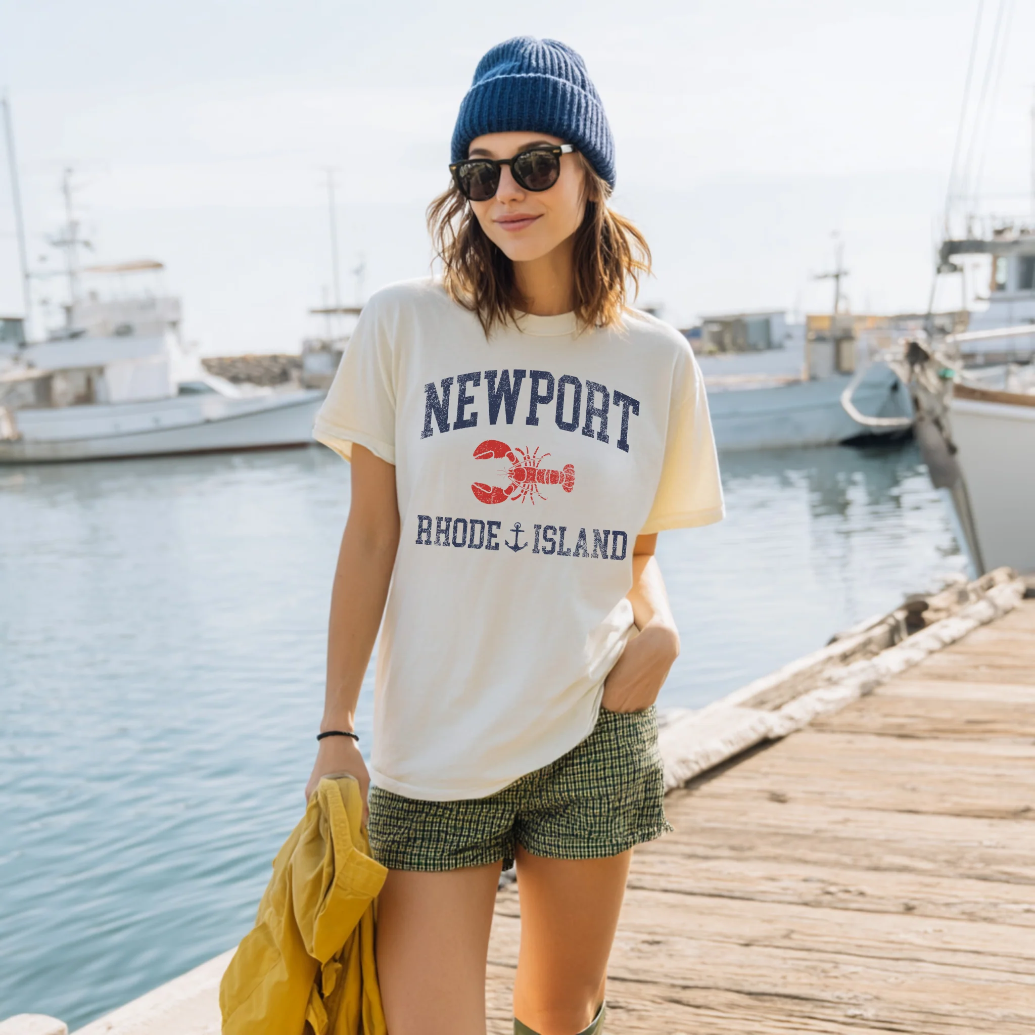 Advanced Newport Rhode Island T-Shirt – Coastal Graphic Tee Easy-to-Use