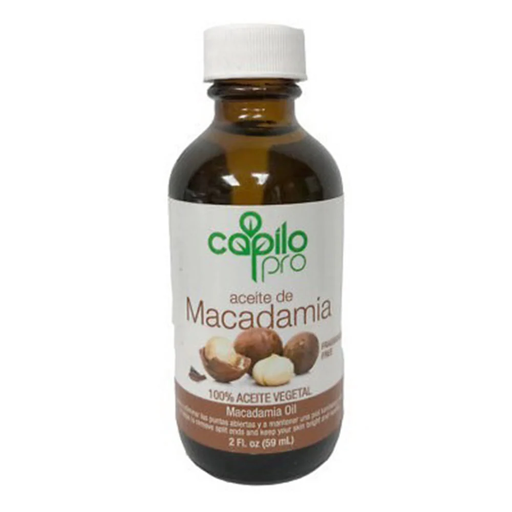 Authentic Capilo Pro Macadamia Oil Hair Nourishing Shine Repair Oil 2Oz 59ml Fine