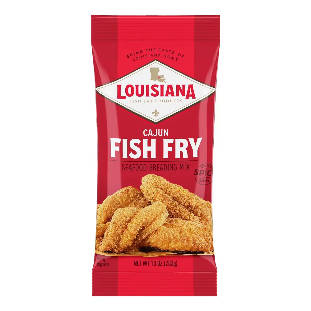 Relaxed Louisiana Cajun Fish Fry Seasoning Mix 10 Oz Premium