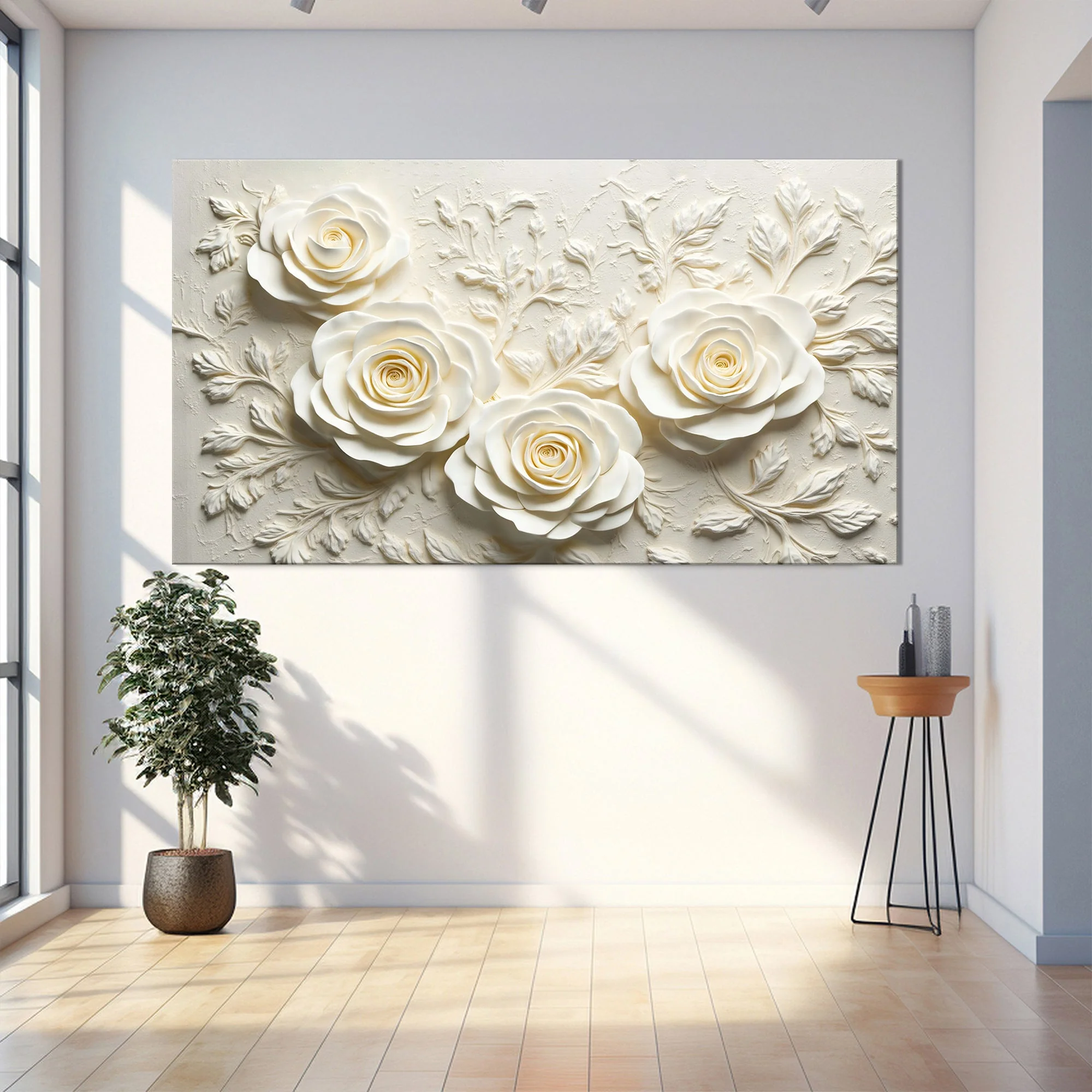 Trendy Floral Abstract Wall Art IV Recyclable