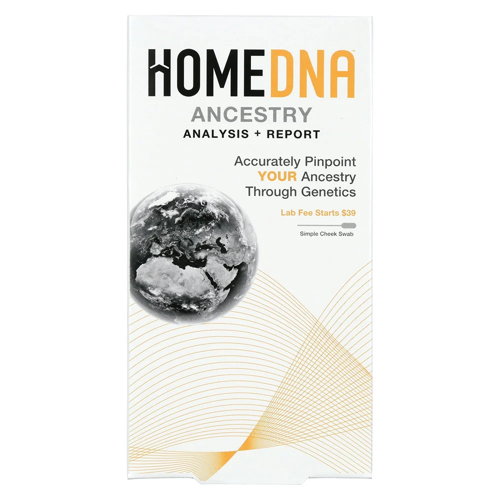 Reusable Home DNA Ancestry Analysis and Report Collection Test Kit 1 Ea Fashionable