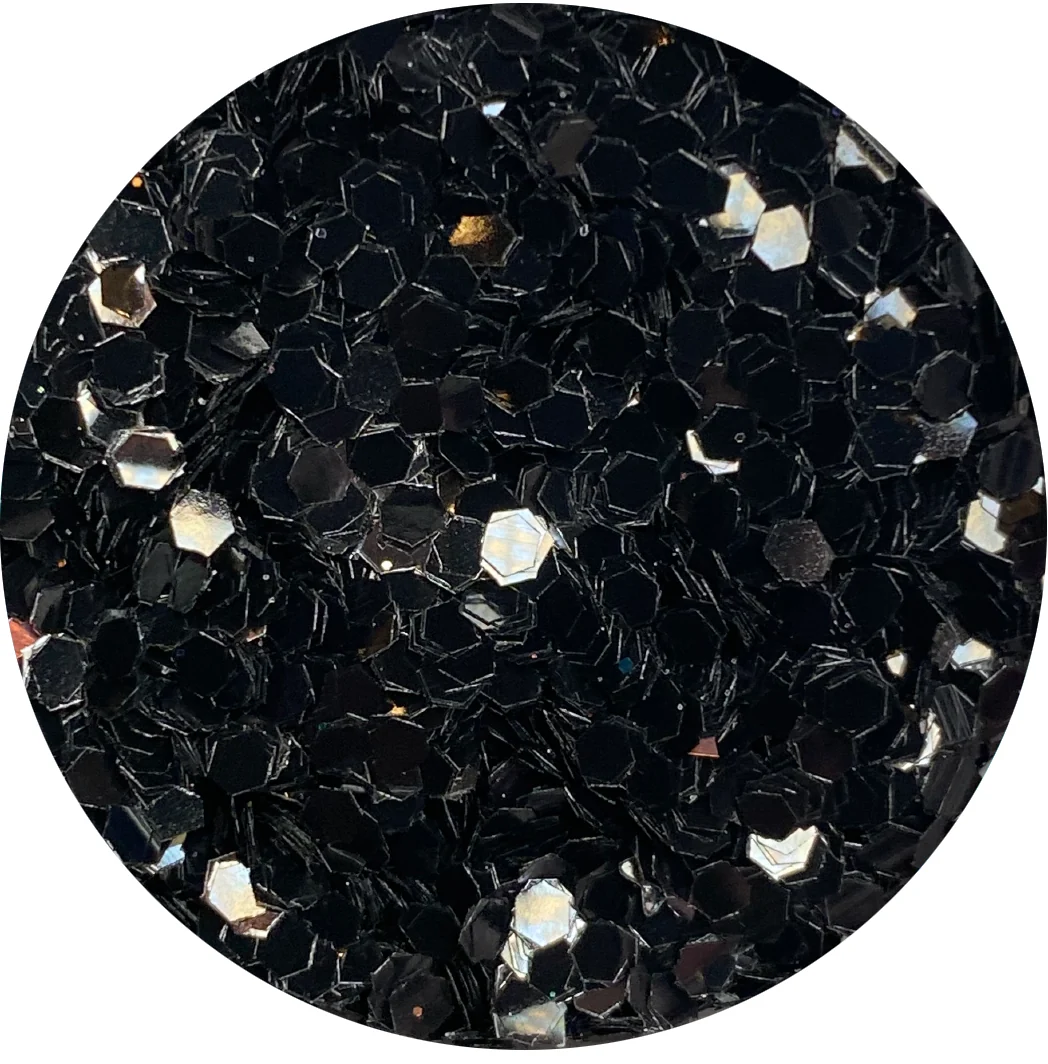 Trusted Black Hex Confetti Glitter Effective