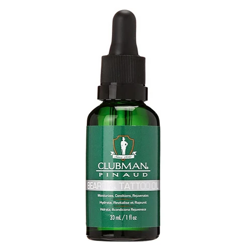 Artisan Clubman Pinaud Beard And Tattoo Oil 1 Oz Reusable