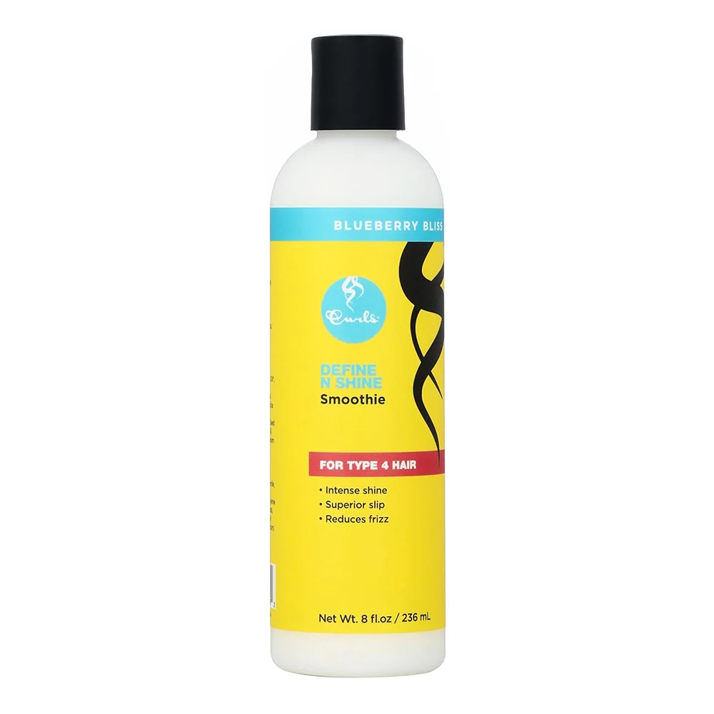 Verified Curls Blueberry Bliss Define N Shine Enhancing Smoothie for Type 4 Hair 8Oz 236ml Safe