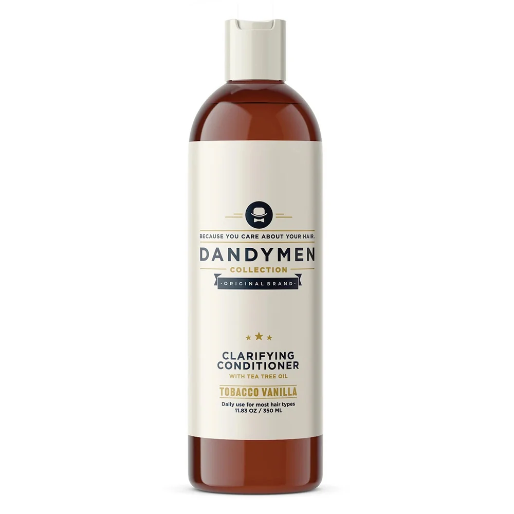 Advanced Dandymen Collection Mens Clarifying Hair Conditioner with Tea Tree Tobacco Vanilla 11.83Oz 350ml Efficient