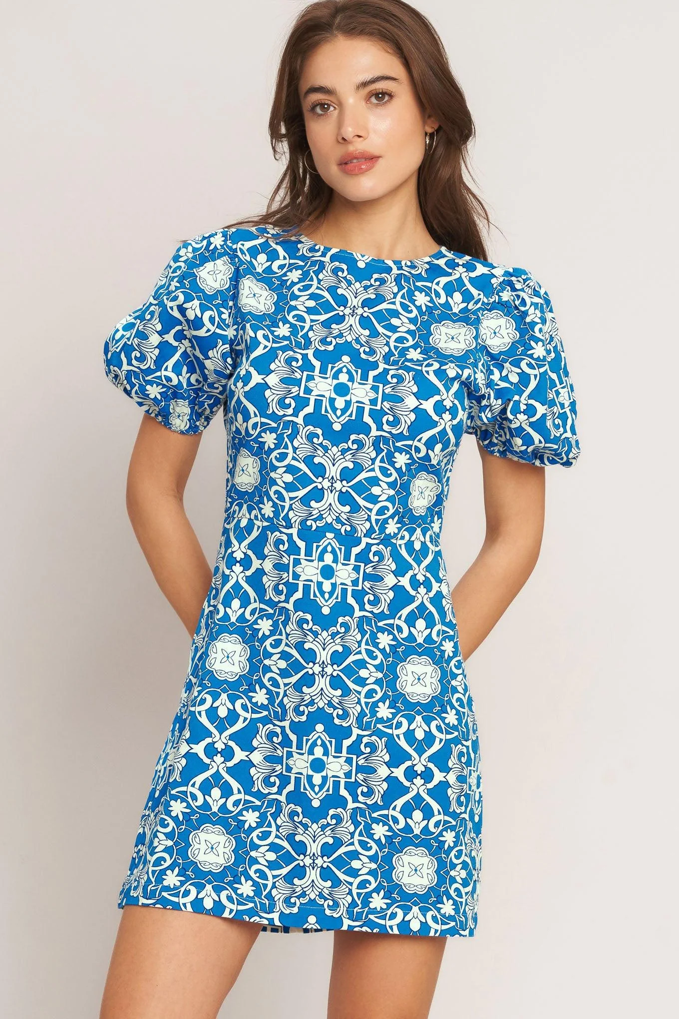 User-Friendly City Vibe Woven Mini Dress Organic