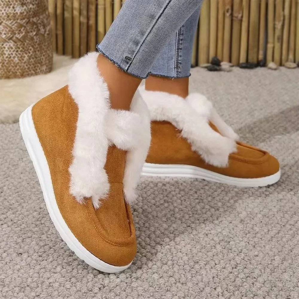 Lightweight Furry Suede Snow Boots Advanced