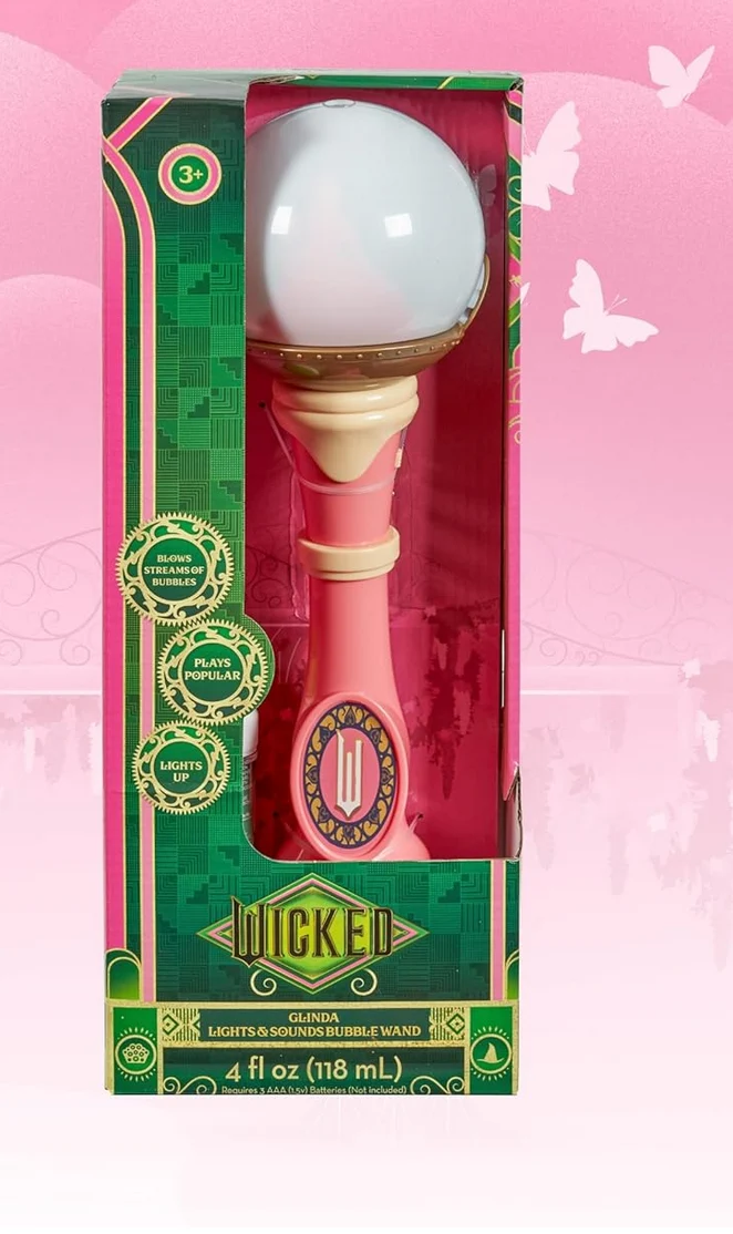 Top-Quality Lights Sounds Bubble Wand Wicked Glinda Flexible