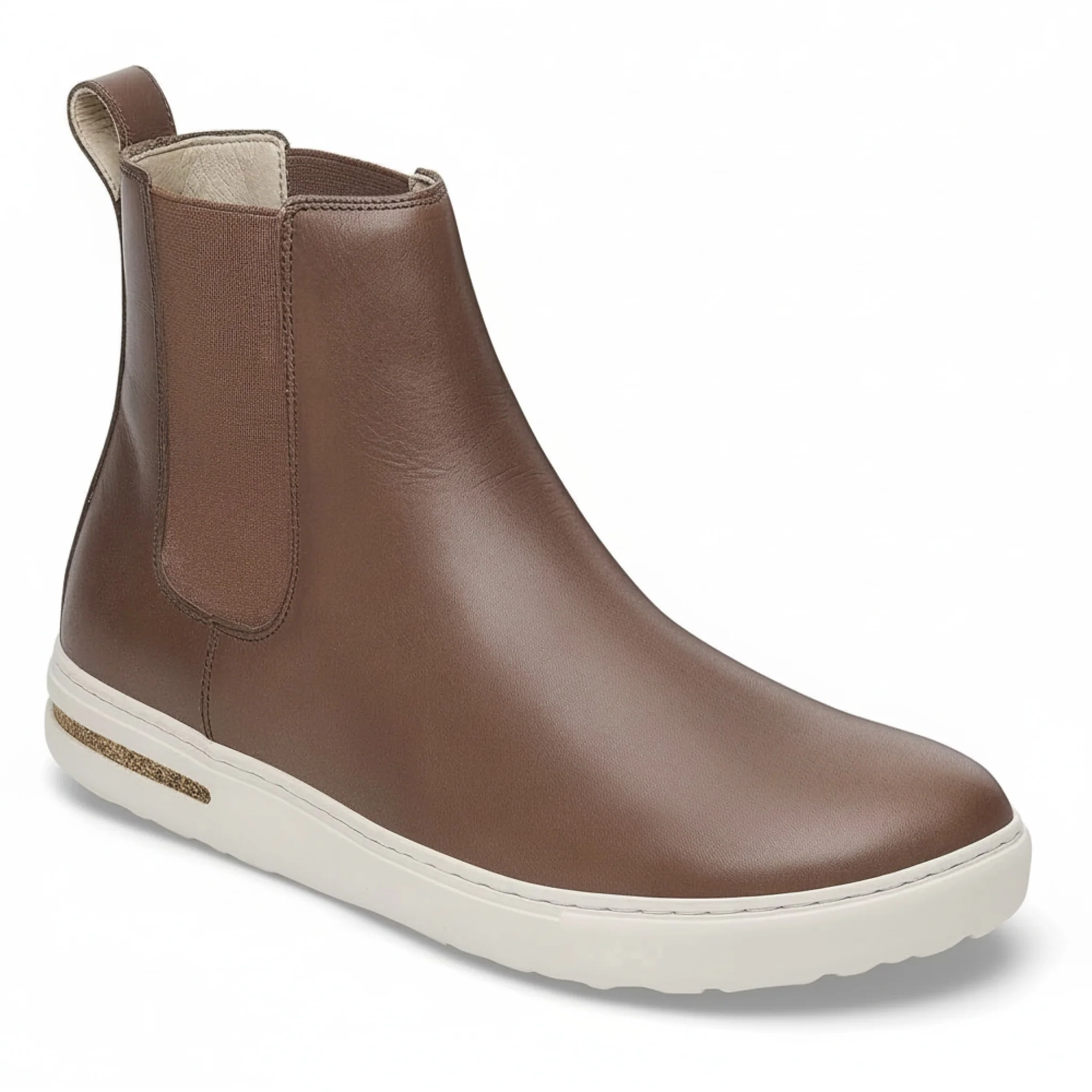 Official Birkenstock Unisex Bend Chelsea Natural Leather Cognac Reliable