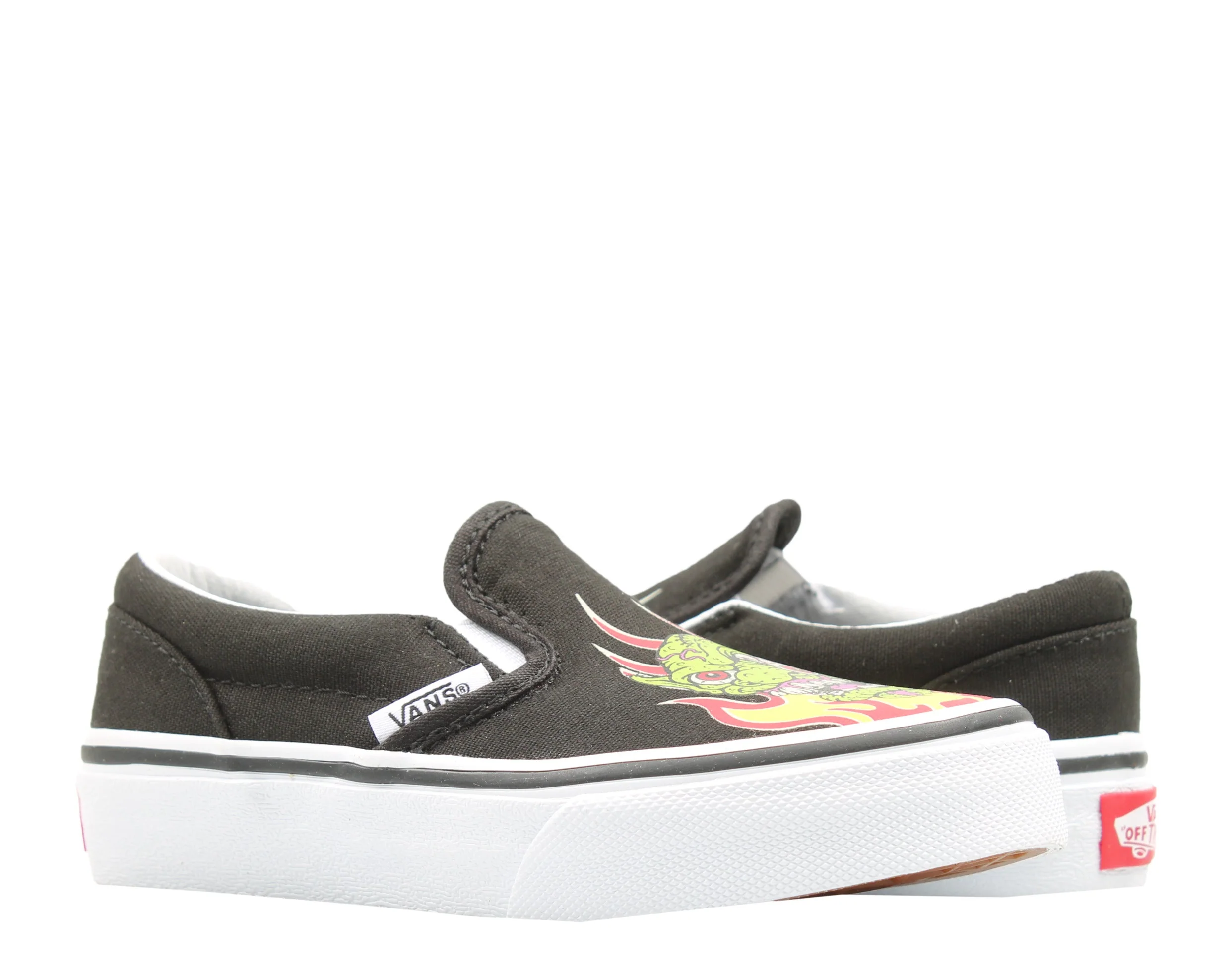 Functional Vans Classic Demon Trolls Kids' Sneakers — Low-Top Durable