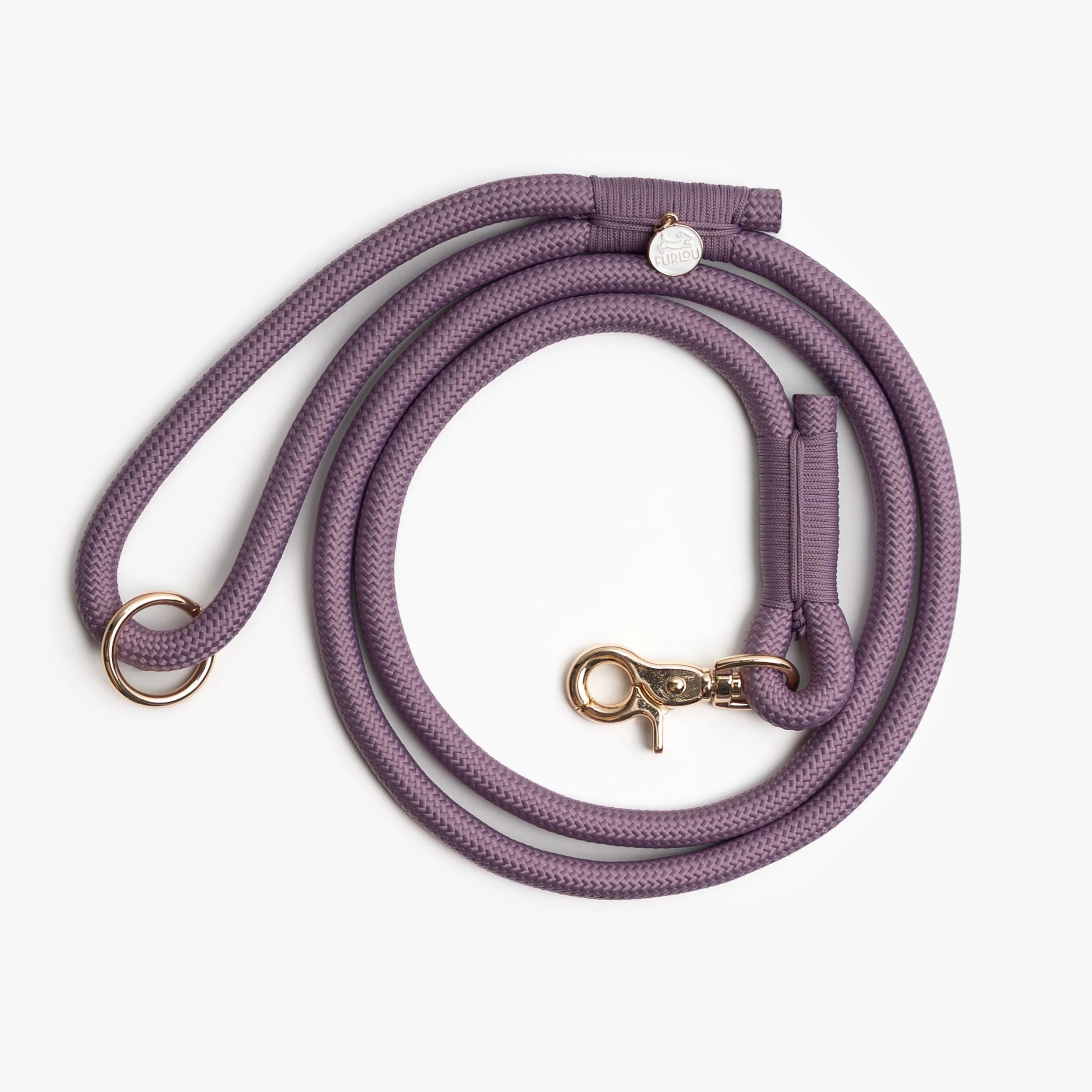 Reusable 'Lilac' - Braided Rope Leash Excellent