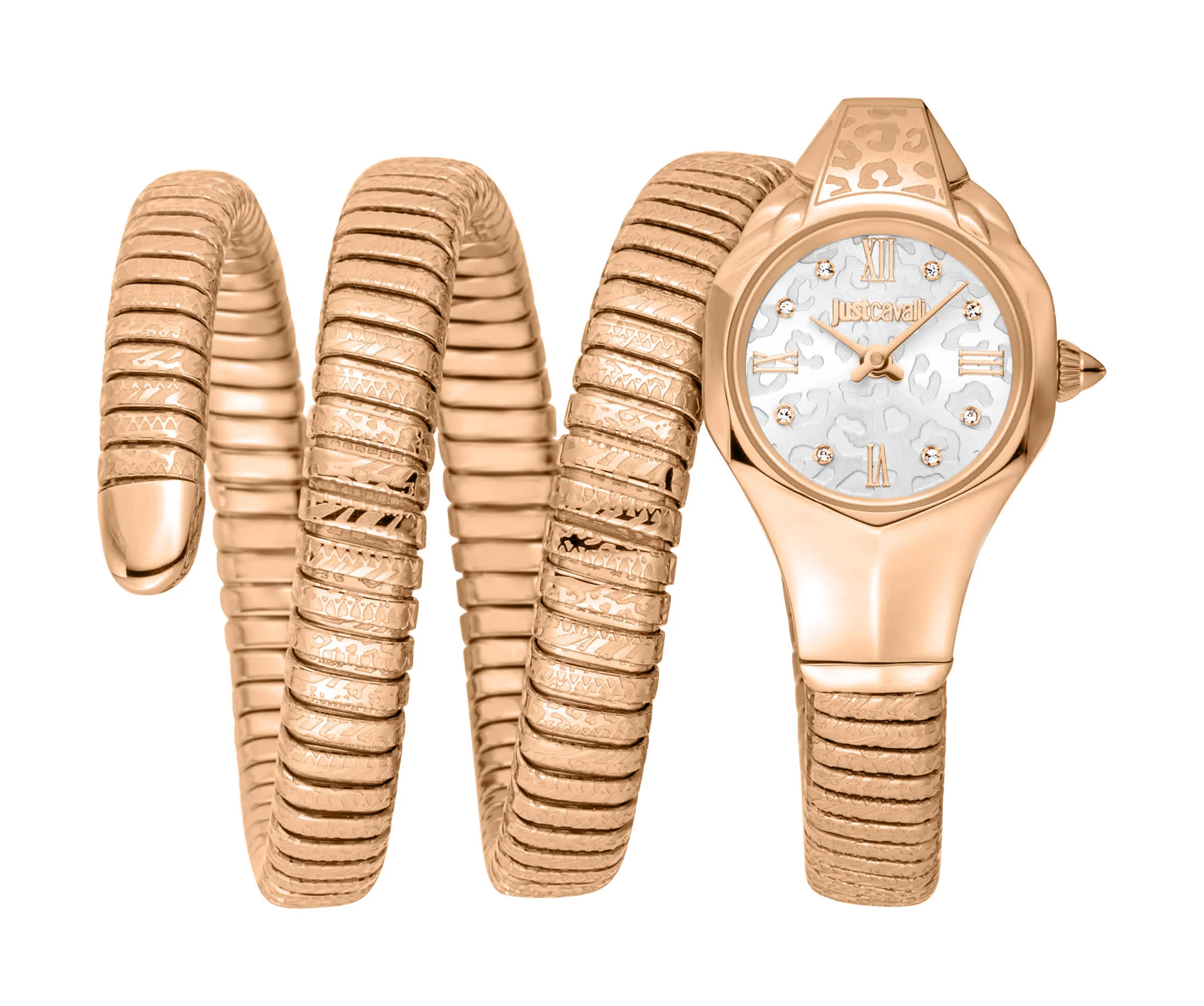 Secure Just Cavalli Women's Snake 316L Stainless Steel Watch Jc1l271m0075 Crafted