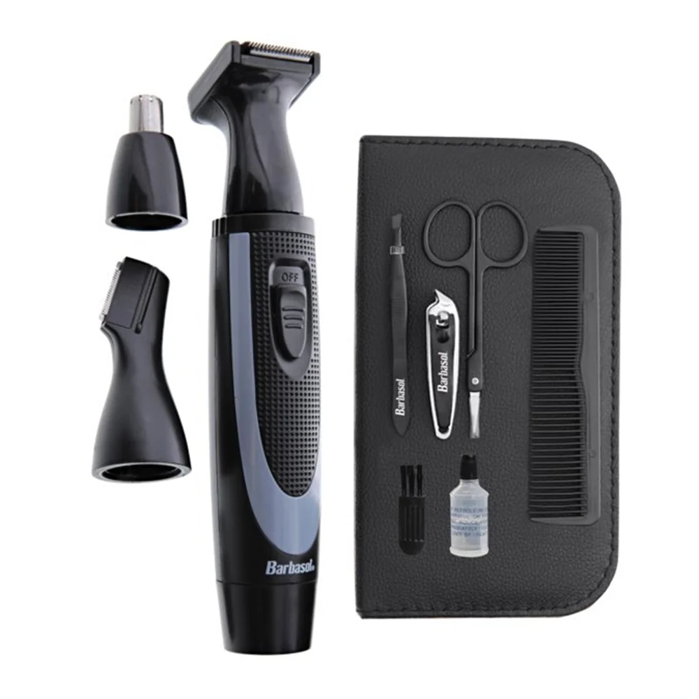 Quality Barbasol All In One Mens Travel Grooming Set CBG15000 Styles Beards Sideburns Difficult Facial Hair 1Ea Crafted