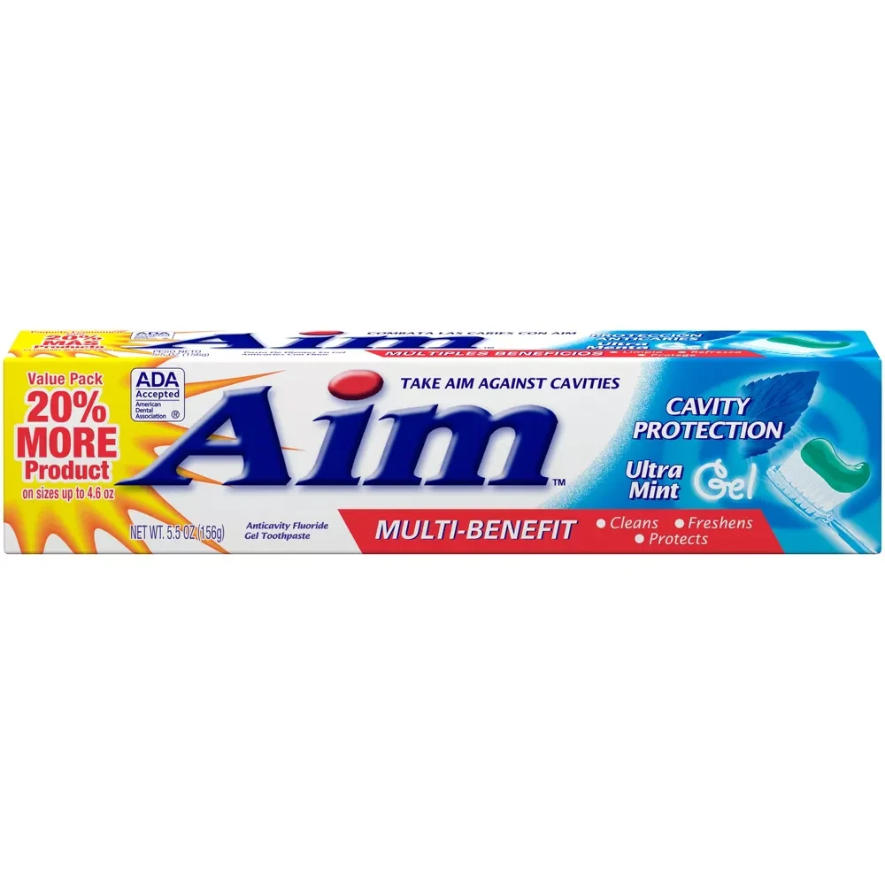 Durable Aim Multi-Benefit Cavity Protection Ultra Mint Gel Toothpaste 5.5 Oz Excellent