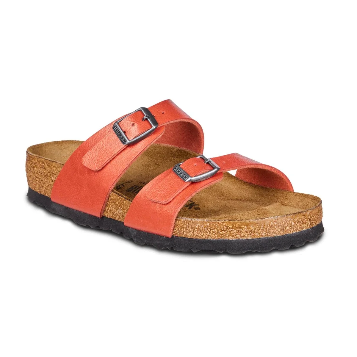 Durable Birkenstock Sydney Birko-Flor Graceful Mars Red Sandals High-Grade