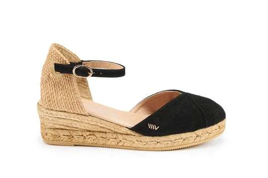Detailed Viscata Pubol Suede Espadrille Wedges Organic