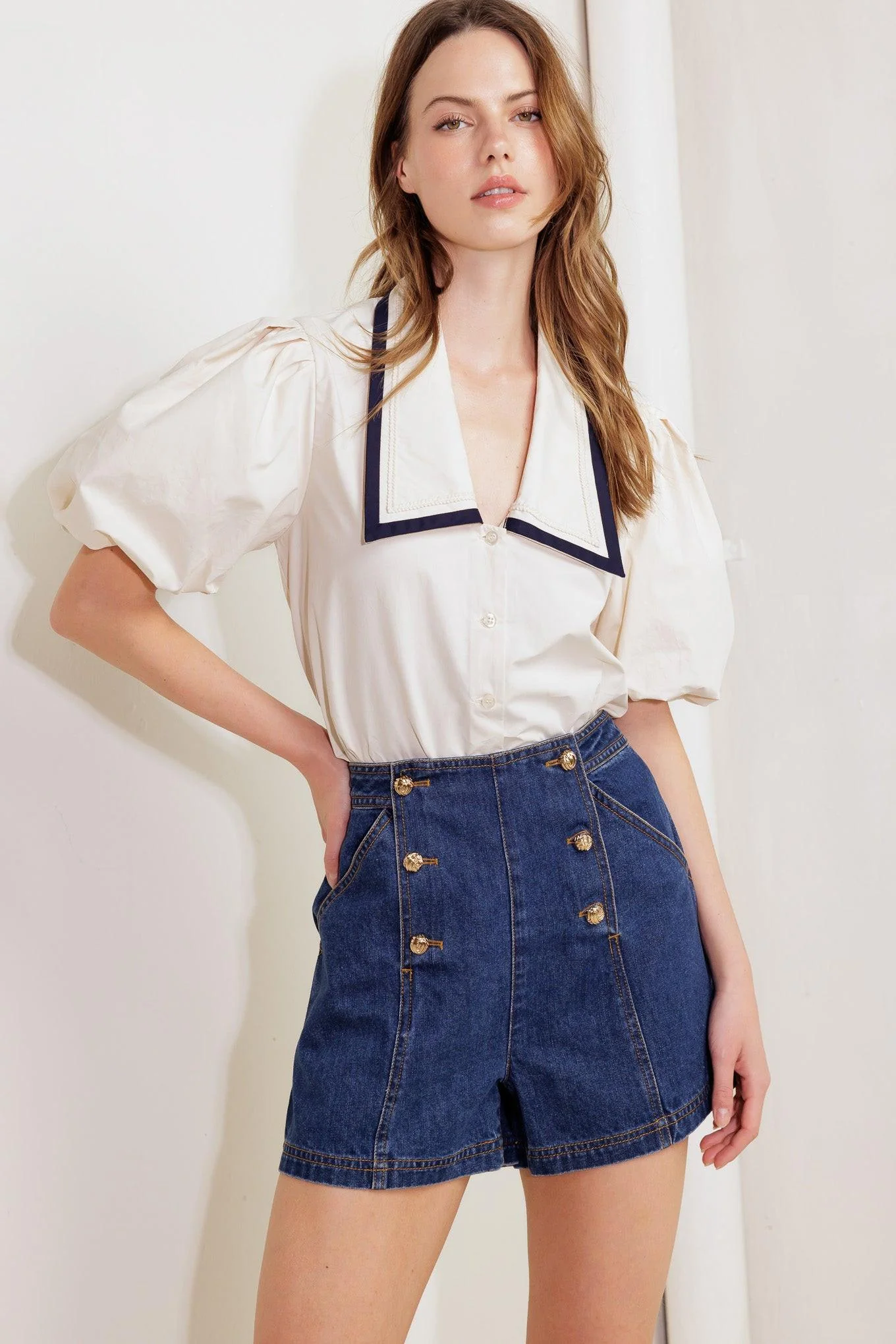 Artisan Letters to Summer Woven Top Authentic